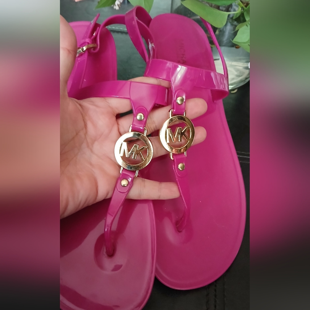 Michael Kors jelly sandals
